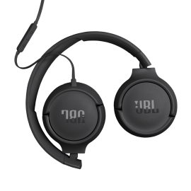JBL Tune 520C USB-C Wired On-Ear Headphones - Black