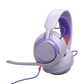 JBL Quantum 250 Wired Over-Ear Gaming Headset with Boom Mic Purple