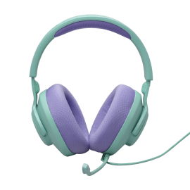 JBL Quantum 100 M2 Wired Gaming Headset with Detachable Mic Cyan