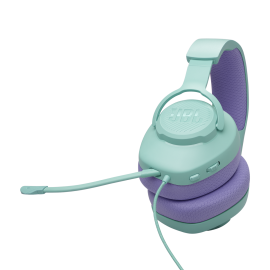 JBL Quantum 100 M2 Wired Gaming Headset with Detachable Mic Cyan