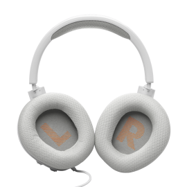 JBL Quantum 100 M2 Wired Gaming Headset with Detachable Mic White