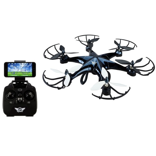 GPX - Sky Rider Eagle Pro Drone with Remote Controller - Black