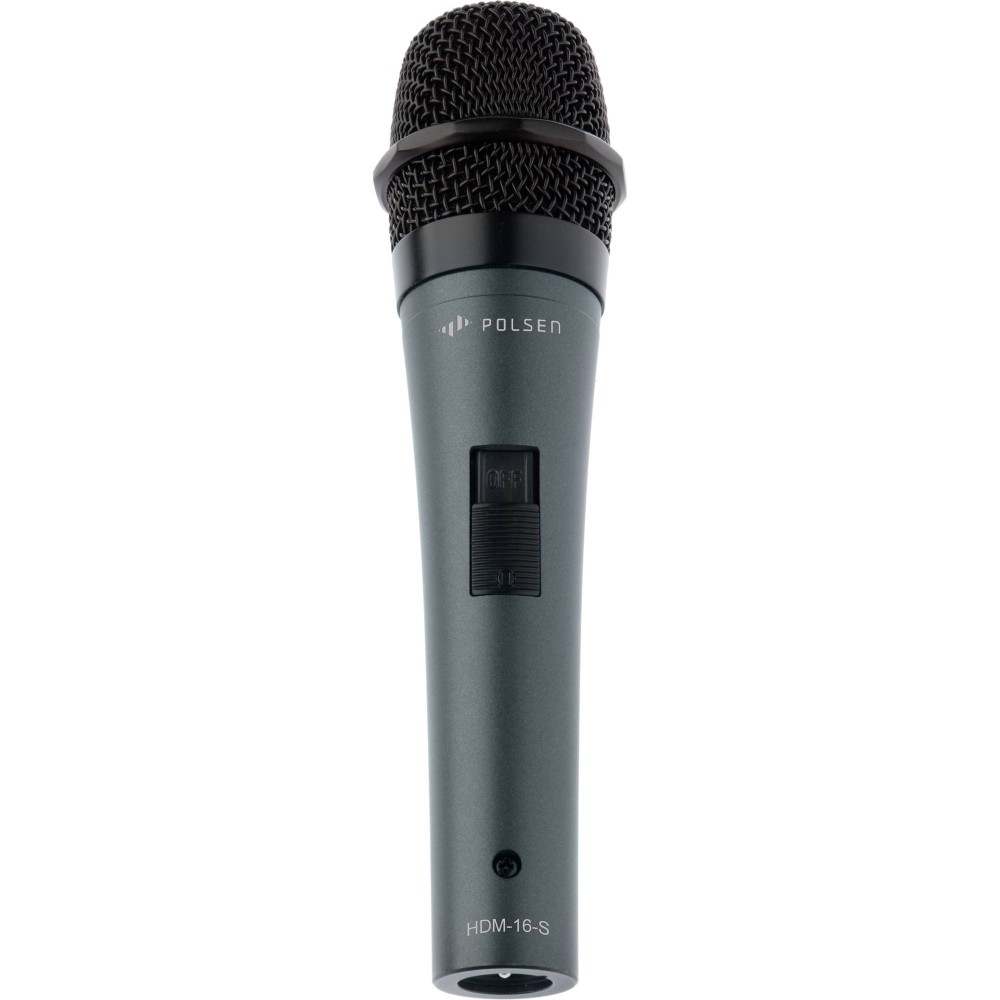 Polsen HDM-16-S Handheld Dynamic Performance Microphone with XLR Cable