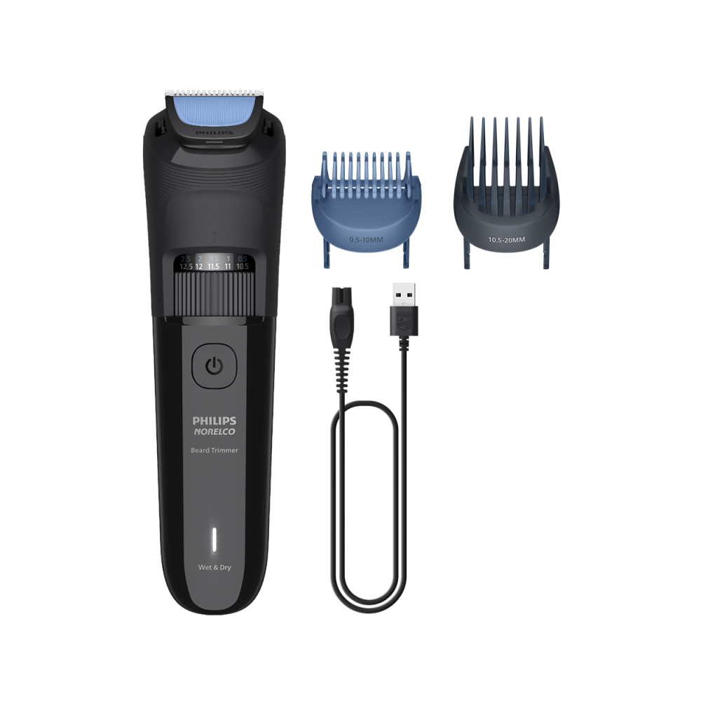 Philips Norelco Beard Trimmer 3000 Series 100% Waterproof BT3620/40 with 40 Length Settings