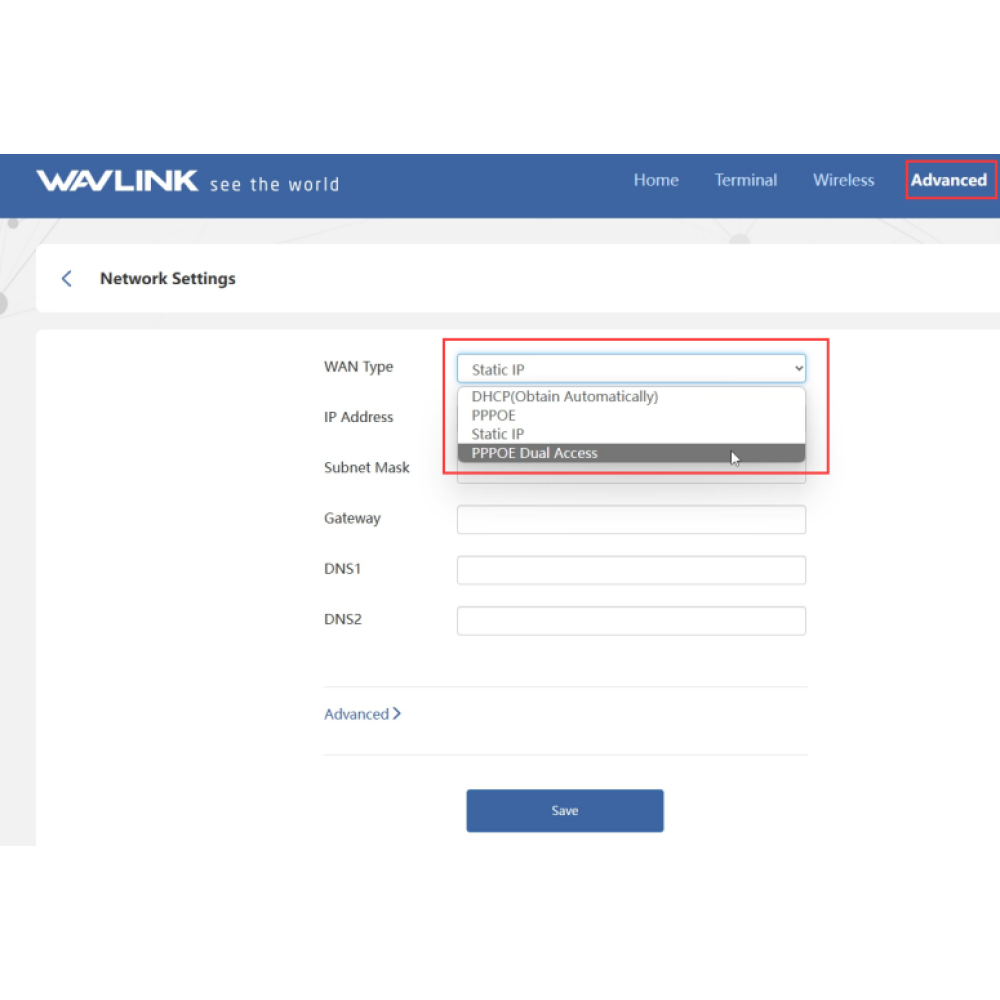 WAVLINK AX3000 WiFi 6 Range Extender Dual Band 160MHz 256 Devices