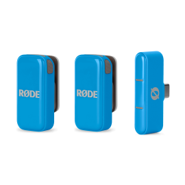 RODE Wireless Micro 2-Person USB-C Wireless Microphone System Blue WIMICROCBLU