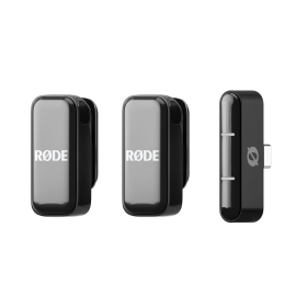 RODE Wireless Micro 2-Person USB-C Wireless Microphone System Black WIMICROCBLK