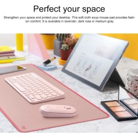 Logitech Studio Series - Keyboard and mouse pad - anti-slip rubber base, easy gliding, spill-resistant surface - dark rose