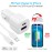 20-WATT POWER DELIVERY USB-C® TO 12-WATT FAST USB CAR CHARGER AND USB-C® TO LIGHTNING® 4-FOOT CABLE