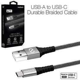 USB-A TO USB-C® CHARGE & SYNC CABLE, 4FT