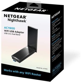 NETGEAR A7000 Nighthawk  Dual-Band WiFi USB 3.0 Adapter Black