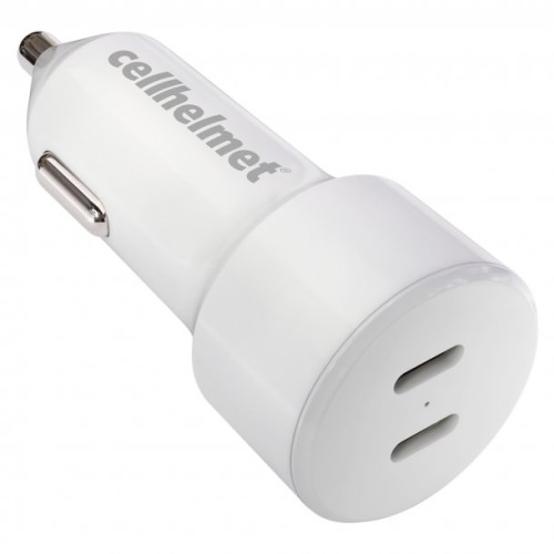20-WATT DUAL-PORT USB-C® POWER DELIVERY CAR CHARGER