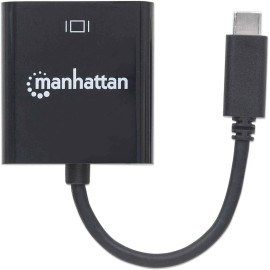 Manhattan 151771 USB 3.1 Type C Male to VGA Converter Female Black