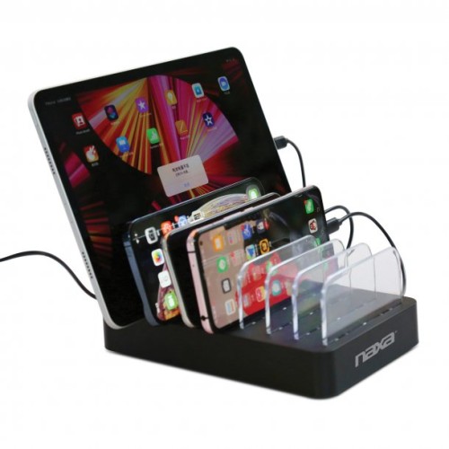 75-WATT 8-IN-1 DEVICE CHARGING STATION FOR APPLE® AND ANDROID®