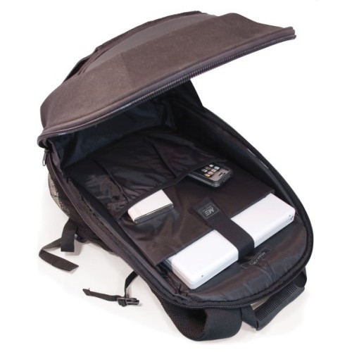 17.3-IN. ECO-FRIENDLY CANVAS BACKPACK (BLACK)