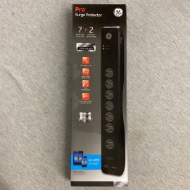 7-OUTLET ADVANCED SURGE PROTECTOR WITH 2 USB PORTS
