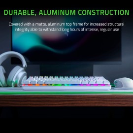 Razer Huntsman Mini - Keyboard - backlit - USB - US - key switch: Razer Linear Optical - mercury