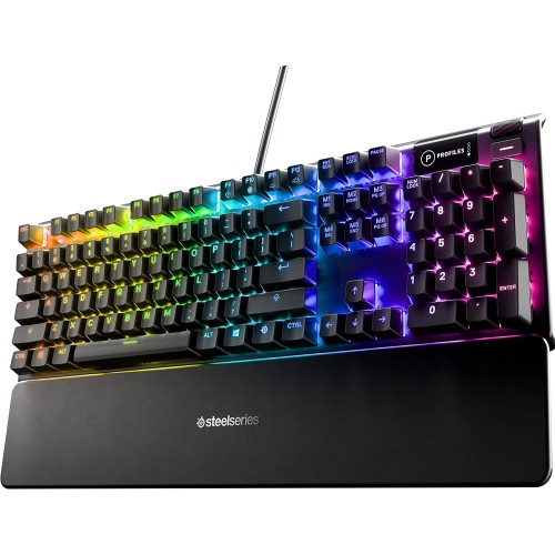SteelSeries Apex 5 Hybrid Mechanical Gaming Keyboard – Per-Key RGB Illumination