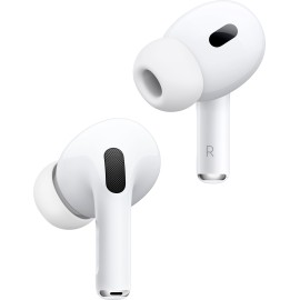 Apple AirPods Pro (2nd Generation) Wireless Earbuds with MagSafe Charging Case. Active Noise Cancelling, Personalized Spatial Audio, Customizable Fit, Bluetooth Headphones for iPhone