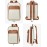 BOSTANTEN Leather Laptop Backpack for Women 15.6 inch Computer Bag Travel Work Daypack Large Size Bag