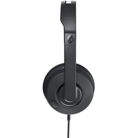 CASSETTE JUNIOR WIRED OVER-EAR HEADPHONES WITH MICROPHONE (BLACK)