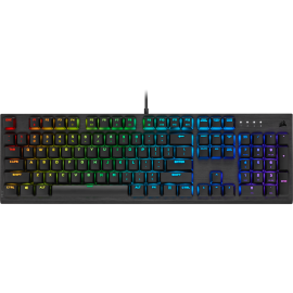 Corsair Memory - Keyboard - Wired - English - USB - Ergonomic Design - All black - Low Profile