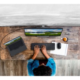 Dell Pro KM5221W - Retail Box - keyboard and mouse set - wireless - 2.4 GHz - QWERTY - English - black