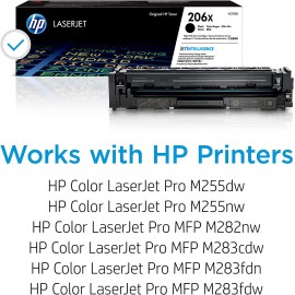 HP #206X Black Toner Cartridge