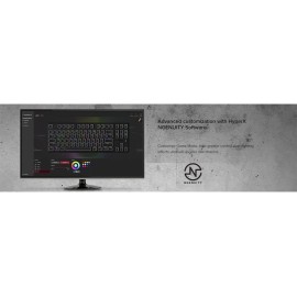 HyperX Alloy Origins Core - Keyboard - backlit - USB - US - key switch: HyperX Blue