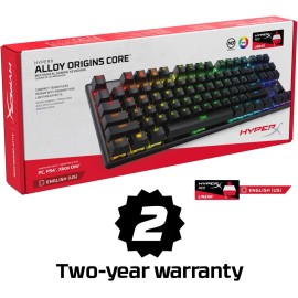 HyperX Alloy Origins Core - Keyboard - backlit - USB - US - key switch: HyperX Blue