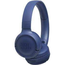 JBL TUNE 500BT Headphones with mic on-ear Bluetooth wireless blue