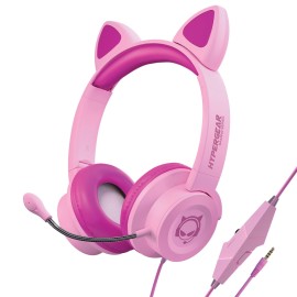 KOMBAT KITTY GAMING HEADSET FOR KIDS (PINK)