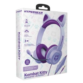 KOMBAT KITTY GAMING HEADSET FOR KIDS (PURPLE)