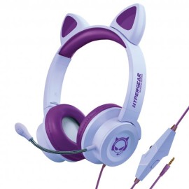 KOMBAT KITTY GAMING HEADSET FOR KIDS (PURPLE)