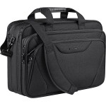 KROSER Premium Laptop Briefcase Fits Up to 17.3 Inch Laptop Expandable Water-Repellent Messenger Bag