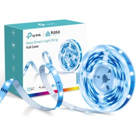 Kasa Smart LED Light Strip, 16.4ft WiFi LED Strip Works with Alexa, Google Home, SmartThings, High Brightness with 16 Million Colors, RGB, Grouping, Adjustable Length, Up to 25,000 Hours (KL400L5)