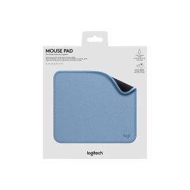 Logitech Studio Series - Mouse pad - anti-slip rubber base, easy gliding, spill-resistant surface - blue gray