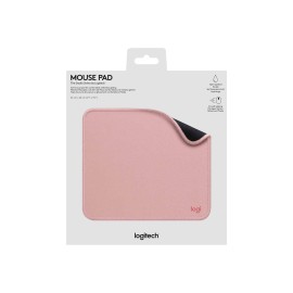 Logitech Studio Series - Mouse pad - anti-slip rubber base, easy gliding, spill-resistant surface - dark rose