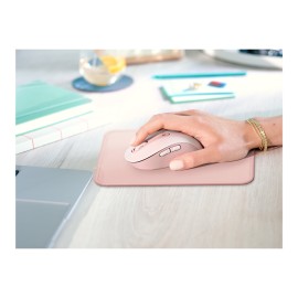 Logitech Studio Series - Mouse pad - anti-slip rubber base, easy gliding, spill-resistant surface - dark rose