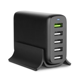 PORTABLE USB CHARGING STATION WITH 5 USB PORTS