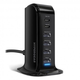 POWER TOWER 42-WATT 6-USB CHARGING STATION