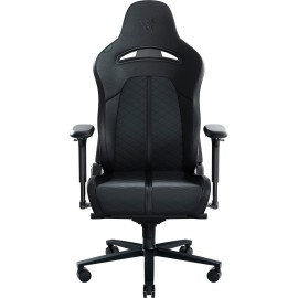 Razer Green Enki Gaming Chair All-Day Gaming Comfort - Built-in Lumbar Arch - Optimized Cushion Density - Dual-Textured, Eco-Friendly Synthetic Leather - Reactive Seat Tilt & 152-Degree Recline - Green