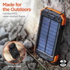 SOLAR 10,000 MAH WIRELESS POWER BANK
