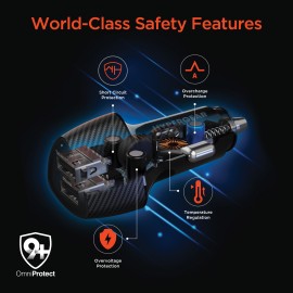 SPEEDBOOST 17-WATT DUAL-USB CAR CHARGER