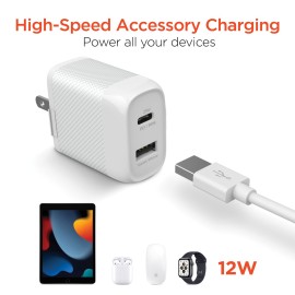 SPEEDBOOST 25-WATT PD DUAL-OUTPUT LIGHTNING® WALL CHARGER KIT