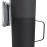 TWIN PACK DOUBLE-WALLED STAINLESS STEEL WATER BOTTLE WITH ATTACHED STAINLESS STEEL MUG (BLACK)