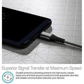 USB-A TO USB-C® CHARGE & SYNC CABLE, 4FT