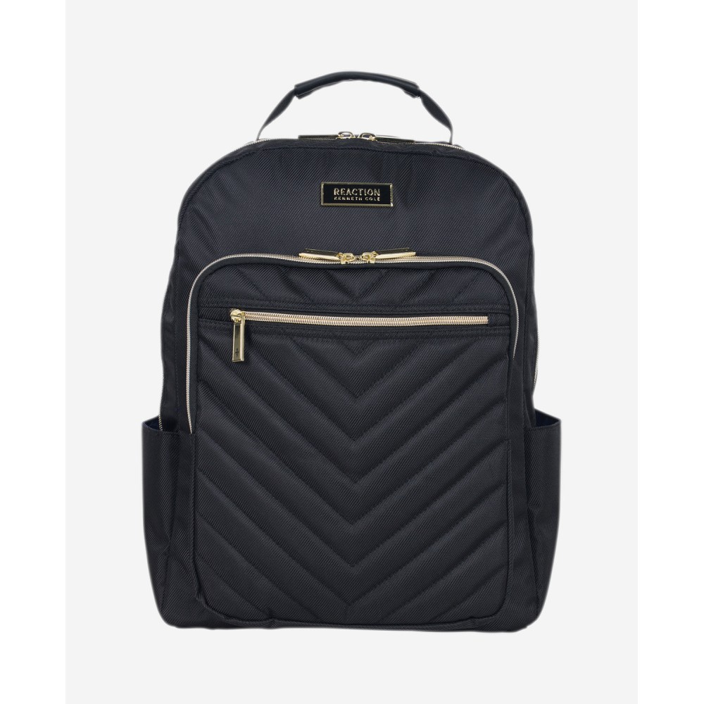Kenneth Cole Reaction Chelsea Quilted Chevron 15" Laptop & Tablet Business Tote With Removeable Shoulder Strap, Navy