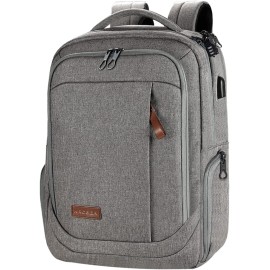 Kroser Laptop Backpack Large Computer Backpack Fits up to 17.3 Inch Laptop with USB Charging Port Water-Repellent