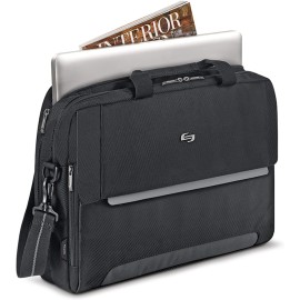 Solo Chrysler 17.3-Inch Laptop Briefcase, Black
